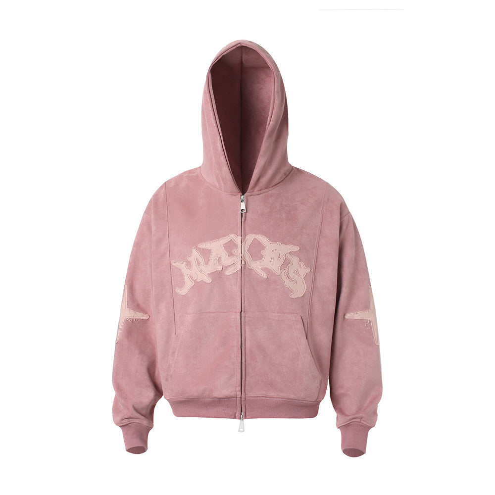 Hooded short hoodie for men and women