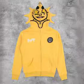 New trendy cartoon with zipper and hoodie for teenagers' NLB