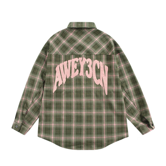 Urban streetwear button-up shirt