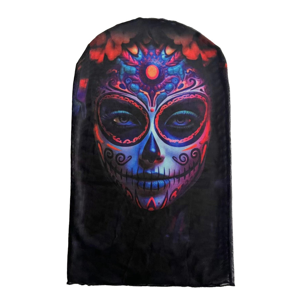 Spider Man Skull 3D Funny Mesh Mask Johnson Messi Facial Print Head Cover Kanye Funny Mask
