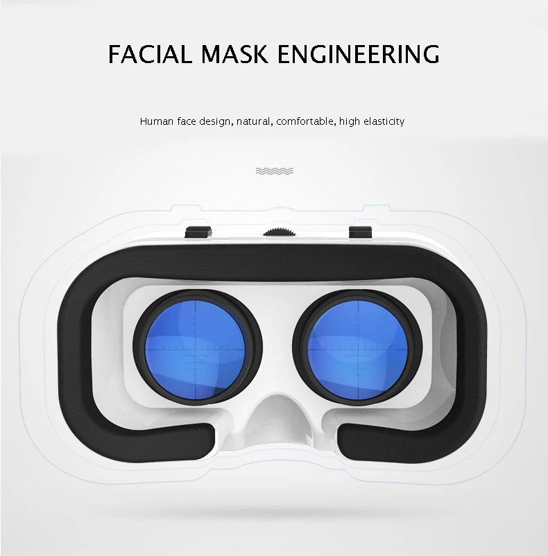 VR SHINECON BOX 5 Mini VR Glasses 3D Glasses Virtual Reality Glasses VR Headset For Google Cardboard Smartp