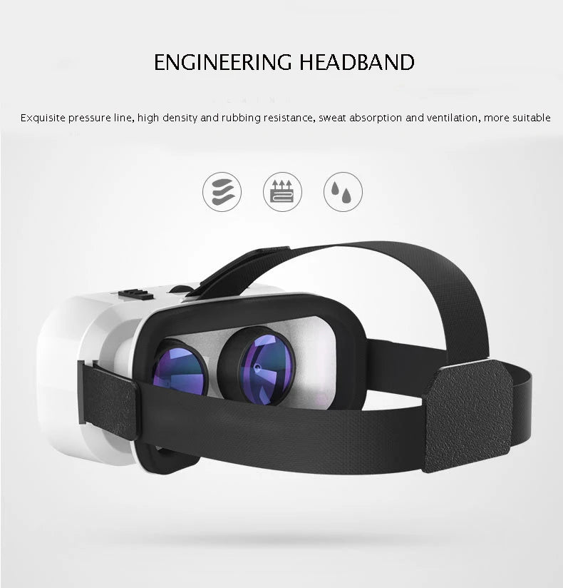 VR SHINECON BOX 5 Mini VR Glasses 3D Glasses Virtual Reality Glasses VR Headset For Google Cardboard Smartp