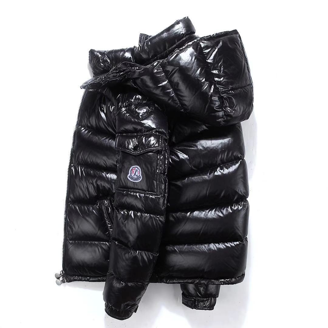 Mens Womens Short Down Jacket Thickened Hooded