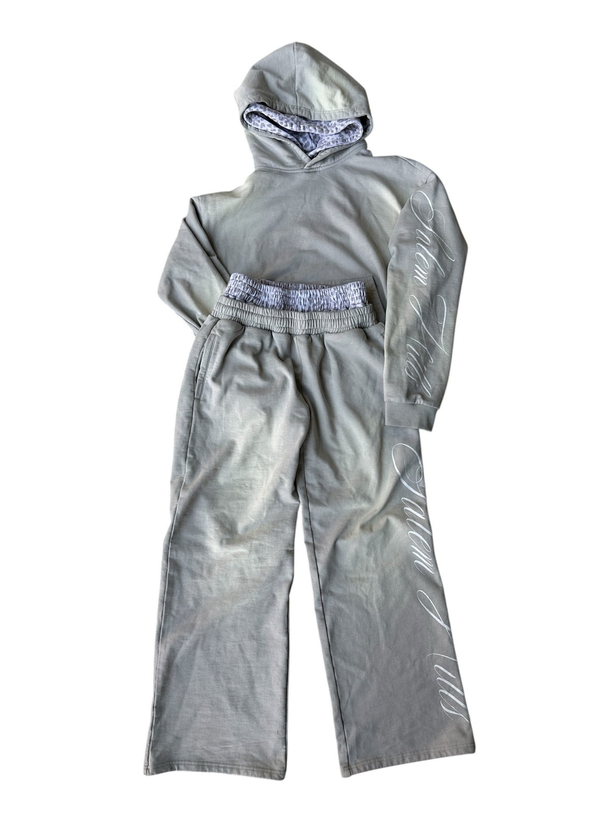 Set Punk Print Hoodie and Sweatpants "NO LA BAJE" UNISEX
