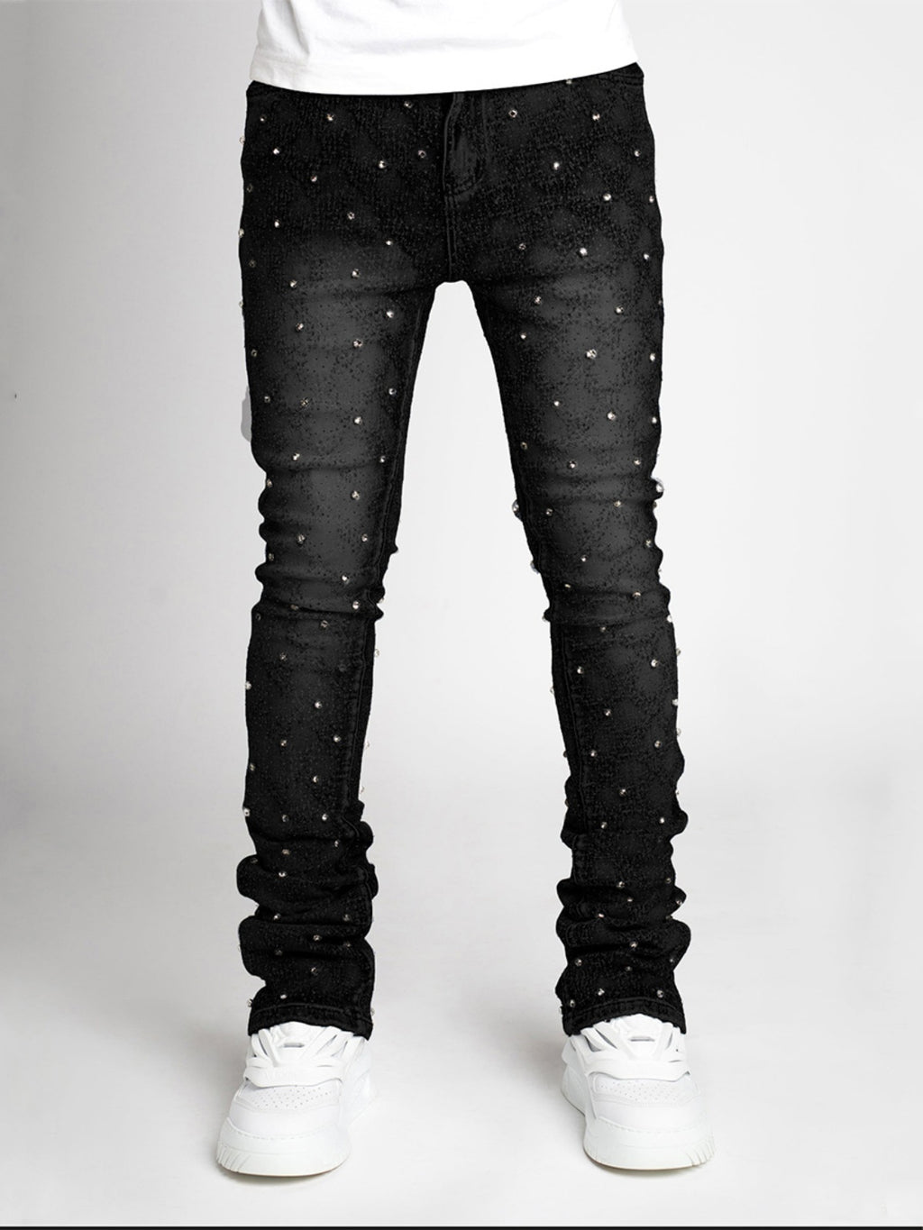 Stretch pearl layered jeans PERLA SEASONS NO LA BAJE'