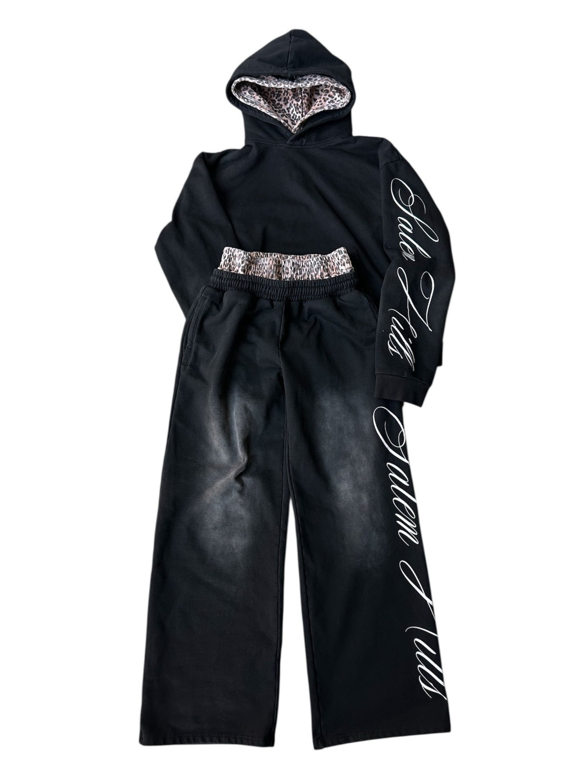 Set Punk Print Hoodie and Sweatpants "NO LA BAJE" UNISEX